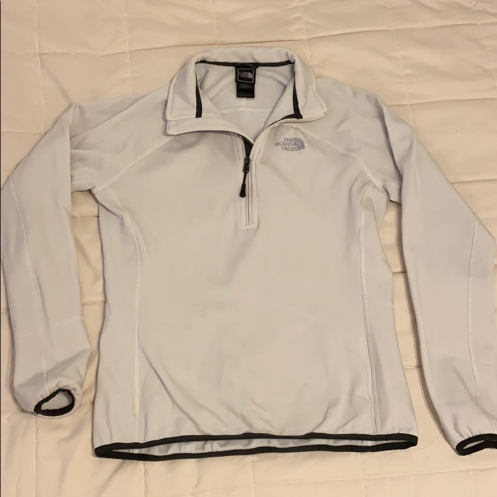 Off white north face quarter zip pullover